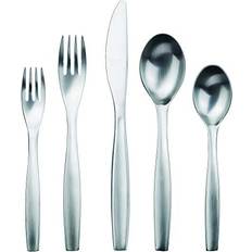 Gourmet Settings Treble Clef 20-Piece Flatware Set, Silver/Black