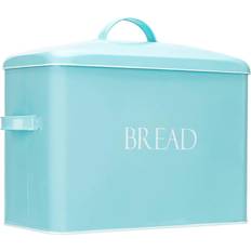 Bread Boxes OUTSHINE Extra Large Mint Countertop Space-Saving Vintage Bin Bread Box