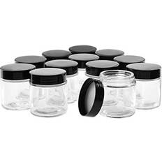  Folinstall Wide Mouth Apothecary Jar with Lid, 0.5