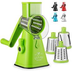 Genuine Kitchen Craft Stainless Steel Rotary Cheese Grater