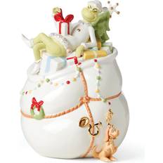 Lenox Grinchie Gifts Cookie Biscuit Jar