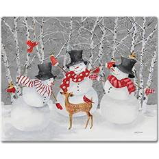 Chopping Boards CounterArt Snow Day 3mm Heat Tempered Chopping Board