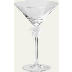 Versace Medusa Lumiere Clear Martini Cocktail Glass