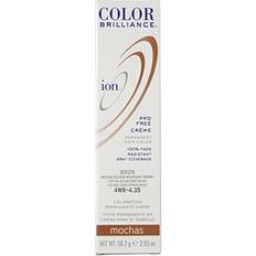 Semi-Permanent Hair Dyes ION Medium Gold Mahogany Brown Permanent Creme Hair Color 2.0500 FL