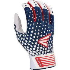 Easton Baseball Gloves & Mitts Easton Women's Ghost NX Softball Batting Gloves Red/White/Blue Medium Red/White/Blue Medium