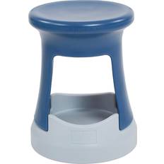 ECR4Kids Wobble Stool, 18in Seat Height, Active Seating, Navy/Light