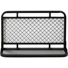 Black Wall Shelves HONEY-CAN-DO Garage Grid