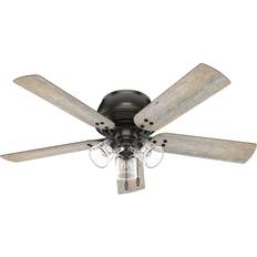 Hunter fan low profile Hunter Grove Noble Bronze Low Profile