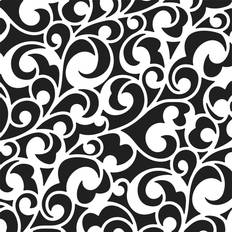 Crafter's workshop template 6"x6"-elegant swirls tcw6x6-1070