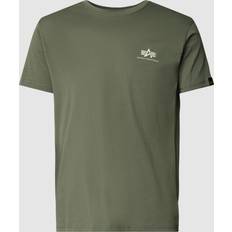 Alpha Industries Herren T-Shirt Basic Logo Vintage Green