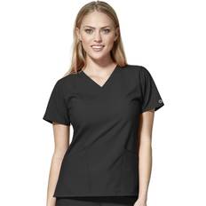 Women Work Jackets WonderWink Women's Basic V-Neck Scrub Top