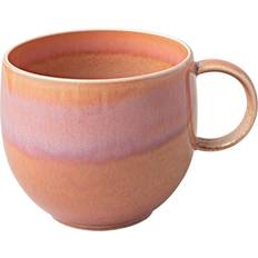 Porzellan Kupfer Villeroy & Boch perlemor coral Becher