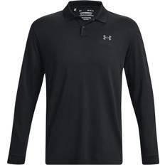 Under Armour Herre Pikéskjorter Under Armour UA Performance 3,0 LS Polo Black