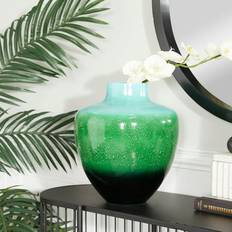 Green glass vase Bed Bath & Beyond The Novogratz Green Glass Vase
