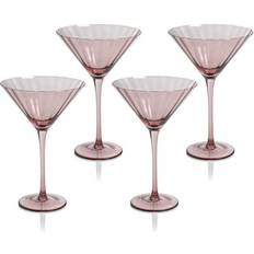 Red Cocktail Glasses Ellis Malden Optic Martini Cocktail Glass