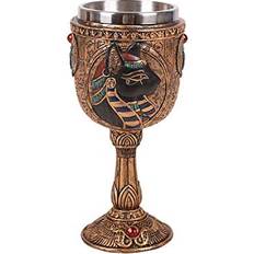 Stainless Steel Wine Glasses Pacific giftware egyptian royalty bastet Wine Glass