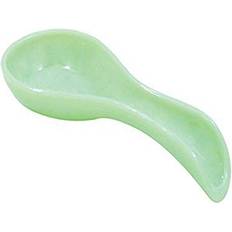Table Spoons TableCraft jadeite green glass rest Table Spoon