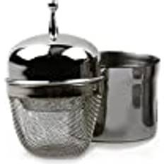 Tea Strainers RSVP International 0.5-Cup Steel Mesh Floating Infuser Large Mesh Infuser Tea Strainer