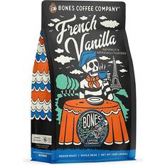 Instant Coffee Bones French Vanilla Flavored Ground Coffee Beans