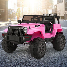 Ride-On Toys on sale TOBBI 12V Kids Electric Battery Powered Wrangler Ride On Toy with Remote 45.1 Pink