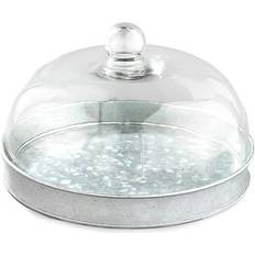 Cheese Domes SkyMall Elegant Galvanized Cheese Dome