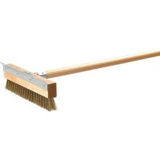 Cleaning Equipment Carlisle 4029300 Pizza Oven Wooden Brush Head with Scraper