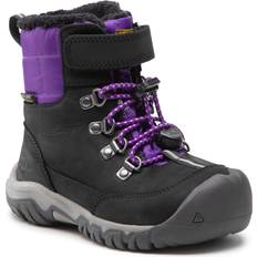 Keen Greta Boot Waterproof Schneestiefel, Black/Purple