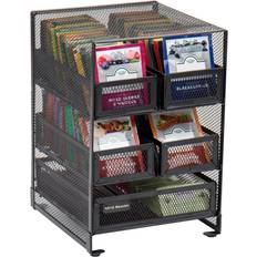 Mind Reader Network Collection, 5-Compartment Organizer, 120 Tea Caddy