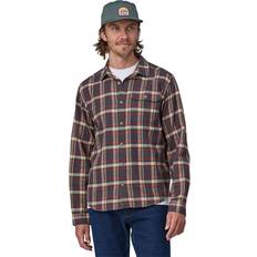Herre - Svarte Skjorter Patagonia L/S Cotton In Conversion LW Fjord Flannel Shirt, Ink Black, XL, Klær Herre