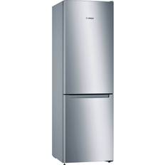Frittstående - Kjøleskap over fryser - NoFrost Kombiskap Bosch Series 2 KGN33NLEB Rustfritt stål