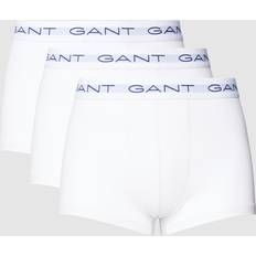 Gant Herren Unterwäsche Gant 3-Pack Trunk Boxer White Weiß Trunks Grösse: