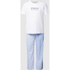 Polo Ralph Lauren White Pajamas Polo Ralph Lauren Men's Short Sleeve Pyjama Box Set Fun Stripe