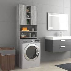 Badezimmermöbel vidaXL Waschmaschinenschrank Sonoma