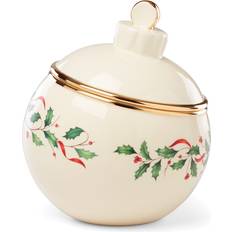 Lenox Holiday Dimension Figural Cookie Biscuit Jar