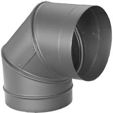 DuraVent DVL 6 in. x 12 in. Adjustable Double-Wall Chimney Stove Pipe in  Black 6DVL-12ADJ - The Home Depot