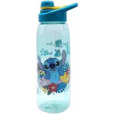 Disney Lilo & Stitch Pineapple 32-Ounce Twist Spout Water Bottle and Sticker Set