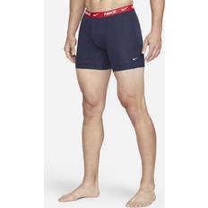 Nike Cotton Men's Underwear Nike Men's Dri-FIT Essential 3-pack Stretch Boxer Briefs, Medium, Blue