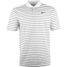 Nike White Polo Shirts Nike Men's Dri-FIT Victory Striped Golf Polo, Medium, White
