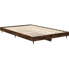 vidaXL Bed Frame Smoked Oak 20cm Bettrahmen 120x190cm