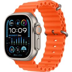 Apple Schlaf-Tracking - iPhone Smartwatches Apple Watch Ultra 2 Titanium Case with Ocean Band