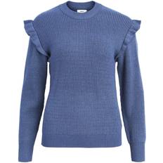 Object Malena Knitted Pullover - Bijou Blue