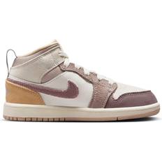 Nike Air Jordan 1 Mid SE Craft Inside Out PS - Sail/Taupe Haze/Fossil Stone/Celestial Gold/Muslin