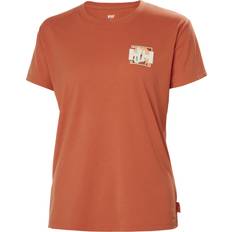 Helly Hansen Women T-shirts Helly Hansen Skog Recycled Graphic Short Sleeve T-shirt Orange Woman