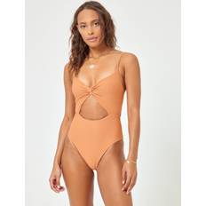 Yellow Swimsuits L*Space Eco Chic Repreve Kyslee One Piece Swimsuit Sienna