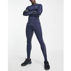 Blue - L - Men Tights Nike Men`s Pro Dri-FIT Tights ODD1913-451/W, Medium