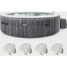 Intex Hot Tubs Intex Inflatable Hot Tub PureSpa Plus Greywood 6-Person