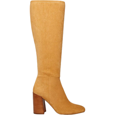 Women - Yellow High Boots Madden Girl Winslow - Camel