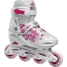 Roces White Inline Skates Roces Jokey 3.0 Girl - White/Pink