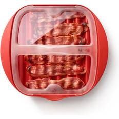 Red Microwave Kitchenware Lekue Red Bacon Microwave Kitchenware