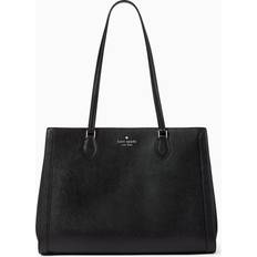 Madison Colorblock Saffiano Leather East West Laptop Tote
